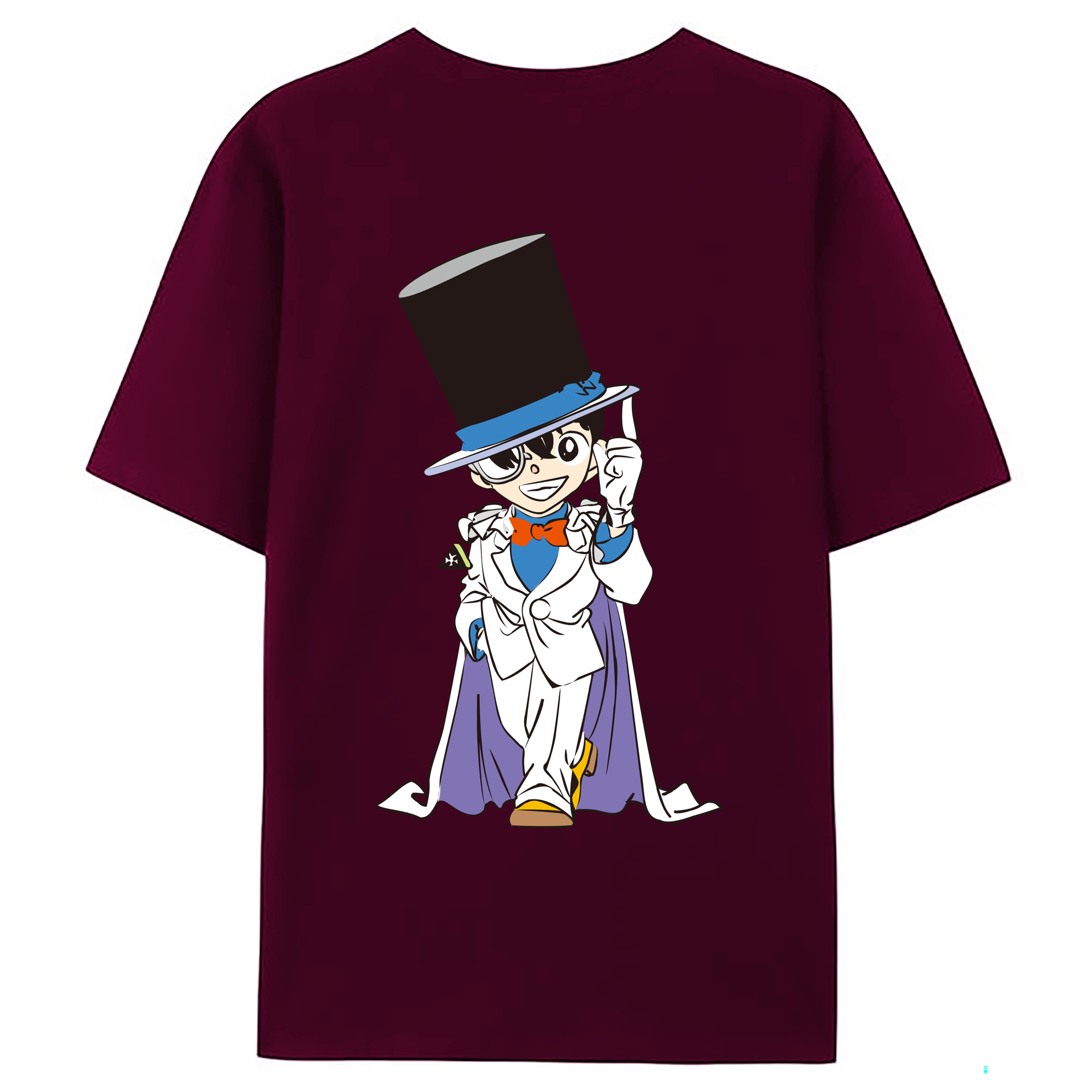 （画像用） 名探偵コナン 江戸川 コナン Detective Conan Conan Edogawa レディース半袖Tシャツ(バックプリント)